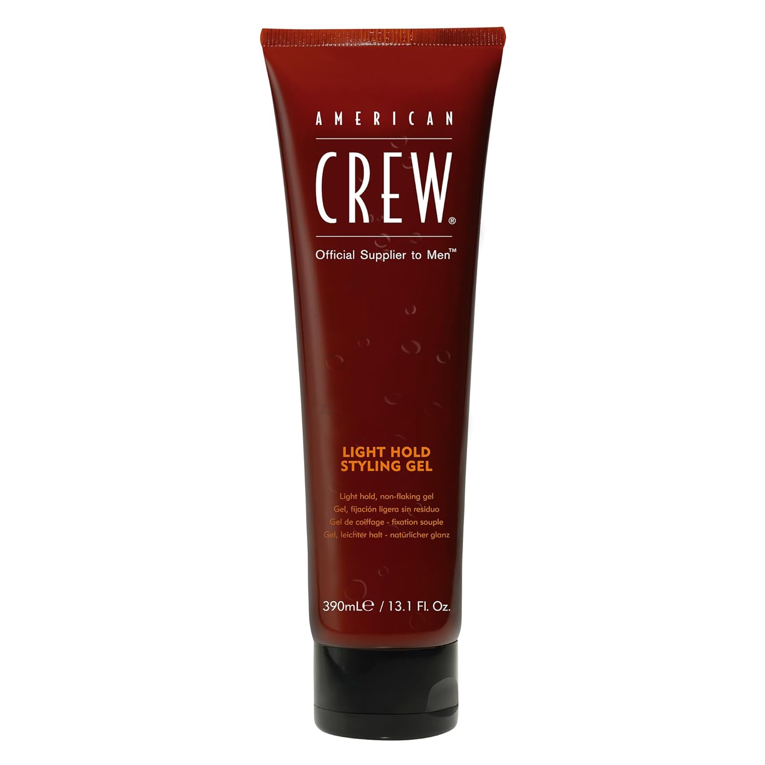 American Crew Men'S Hair Gel, Light Hold, Non-Flaking Styling Gel, 13.1 Fl Oz