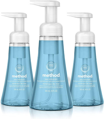 Method Foaming Hand Soap, Sea Minerals, Paraben And Phthalate Free, Biodegradable Formula, 10 Fl Oz (Pack Of 3)