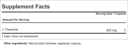 Andrew Lessman Theanine 200 Mg - 180 Capsules - Promotes The Production Of The Neurotransmitters Dopamine And Serotonin. Natural Calm, Relaxed Focus Without Drowsiness. Easy-To-Swallow Capsules
