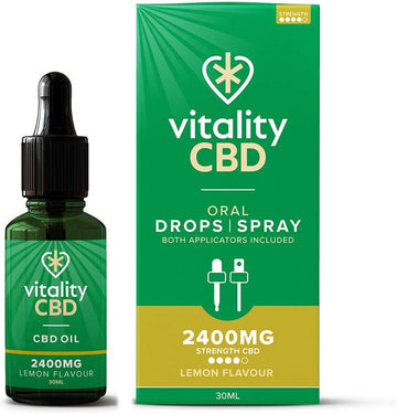 Vitality Cbd Oral Spray In Mct Oil, 600 Mg, Natural, 30 Ml, No Thc
