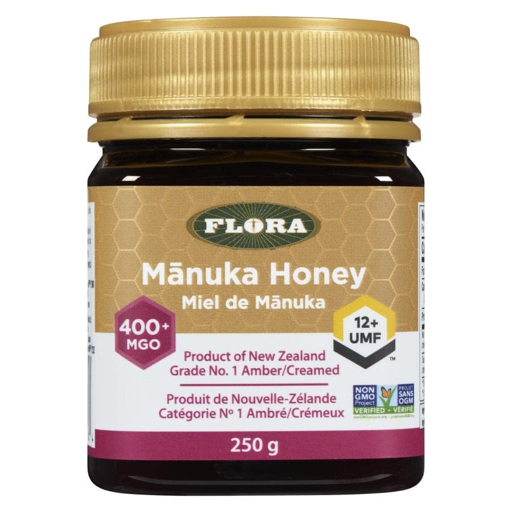 Flora - Manuka Honey - Mgo 830+ / Umf 20+ - Sustainable Honey From New Zealand - Non-Gmo & Unpasteurized - 8.8 Oz. Jar