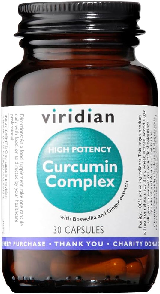 Viridian High Potency Curcumin Complex 30 Veg Caps
