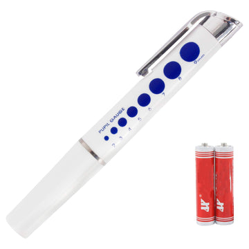 Ever Ready First Aid Diagnostic Penlight With Batteries Feat. Imprinted Pupil Gauge, Lightweight Body Medical Pen Light For Nurse, Student, Doctors Emt