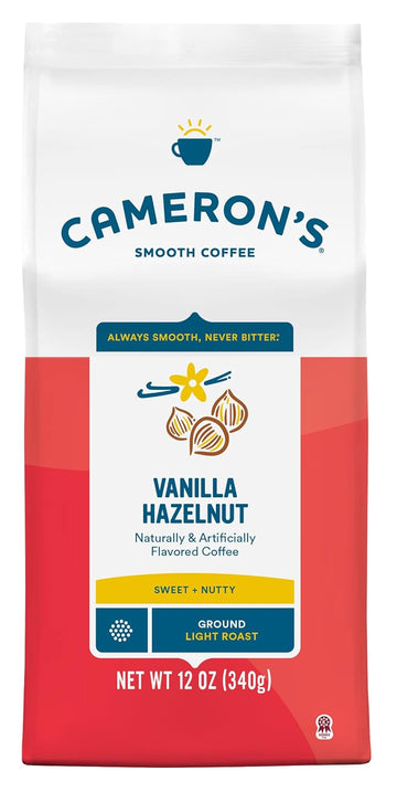 Cameron'S Coffee Roasted Ground Coffee Bag, Flavored, Vanilla Hazelnut