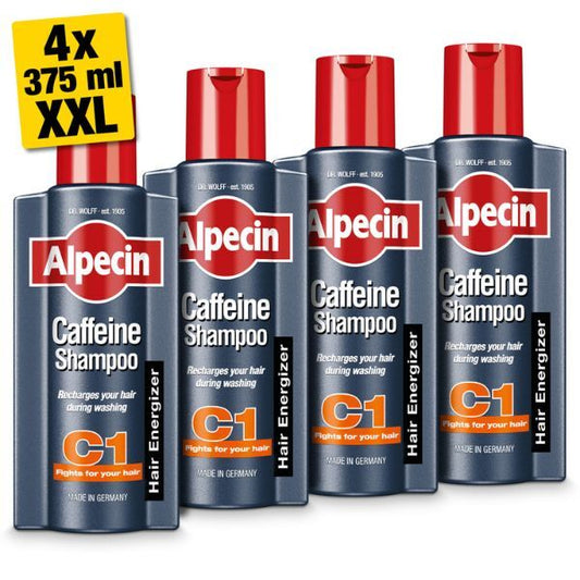Alpecin Caffeine Shampoo Xxl 4X 375Ml | Prevents Hair Loss