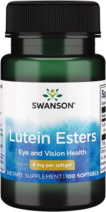 Swanson Lutein 6 Milligrams 100 Sgels