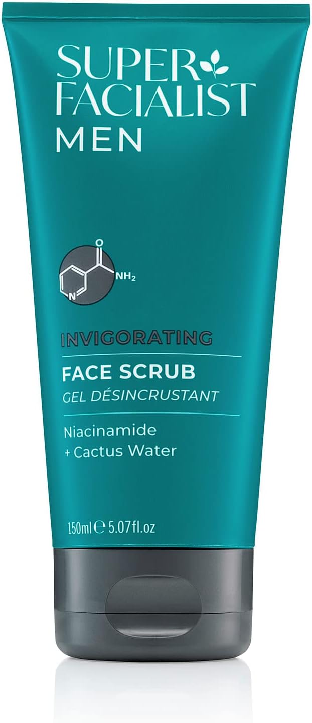 Super Facialist For Men Sensitive Moisturiser - Mens Skin Care, Sensitive Skin, Aloe Vera, Shea Butter, Firmer, Hydrated, And Smoother Skin, Vegan Friendly, 75Ml