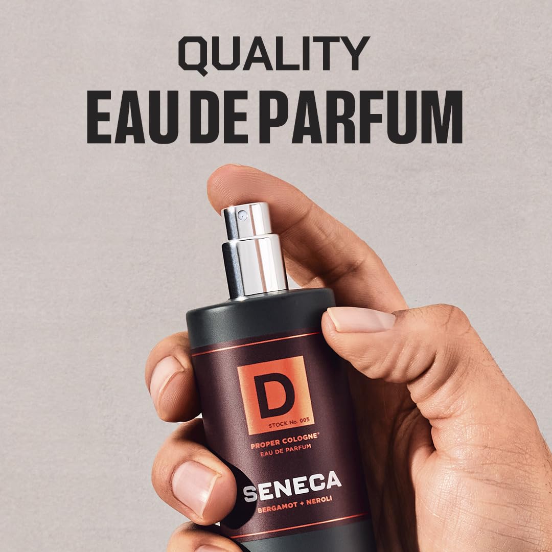 Duke Cannon Proper Cologne Seneca | Men'S Eau De Parfum | Bergamot And Neroli | Fresh, Clean, Long-Lasting Scent | 1.7 Fl Oz : Beauty & Personal Care