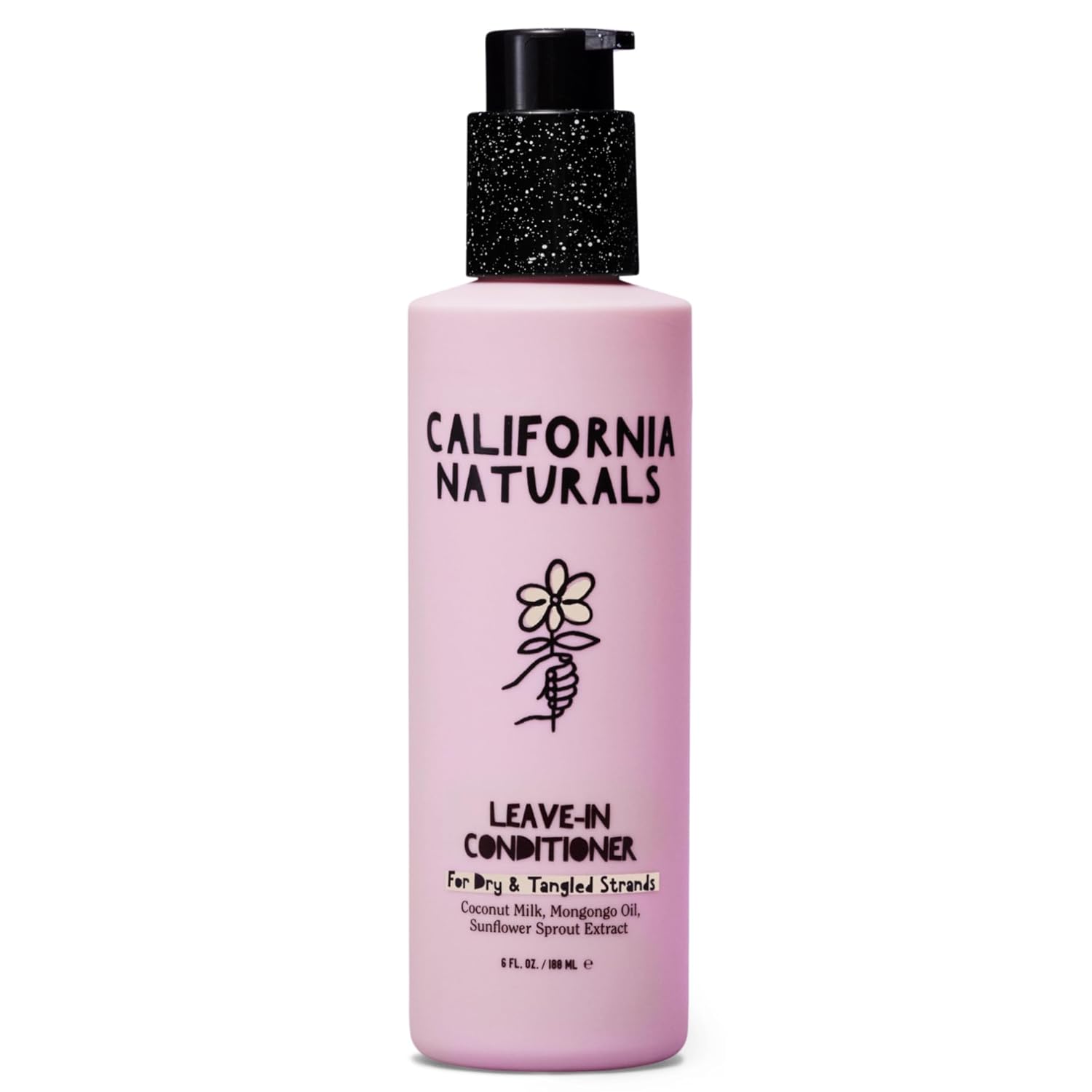 California Naturals Leave In Hair Conditioner, Coconut Milk Hair Care Detangler, Natural, Vegan, Paraben & Sulfate Free, Smoothing, Primer & Stylerfor Frizzy, Dry, Hair and All Hair Types, 6 fl oz