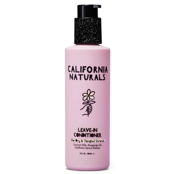 California Naturals Leave In Hair Conditioner, Coconut Milk Hair Care Detangler, Natural, Vegan, Paraben & Sulfate Free, Smoothing, Primer & Stylerfor Frizzy, Dry, Hair and All Hair Types, 6 fl oz
