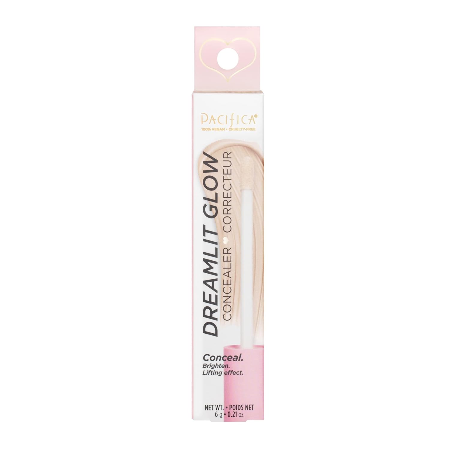 Pacifica Beauty, DreamLit Glow Concealer - Shade 11, Multi-Use Concealer, Conceals, Corrects, Covers, Puffy Eyes and Dark Circles Treatment, Plant-Based Formula, Lightweight, Vegan, Dark Brown : Beauty & Personal Care