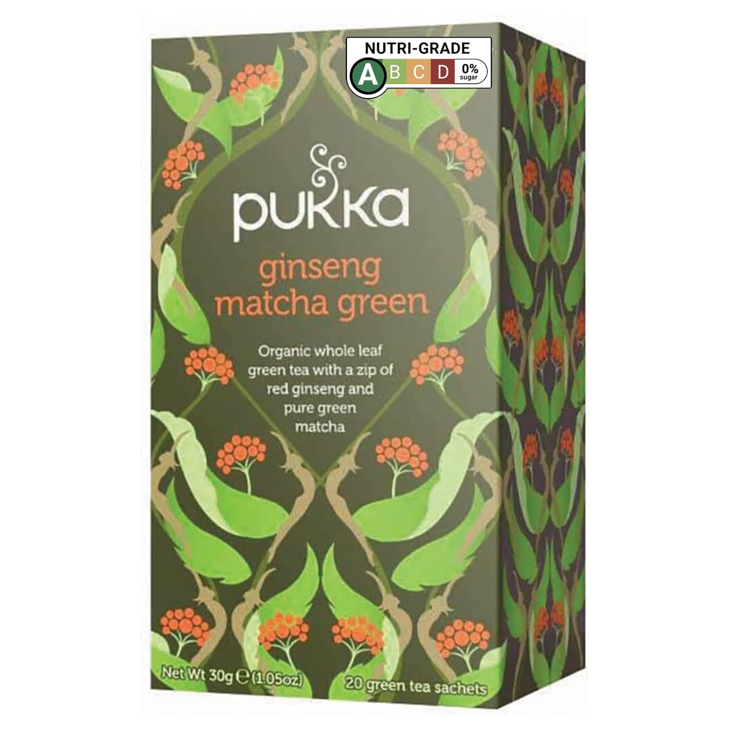 Pukka Organic Ginseng Matcha Green Tea 20 Satchets