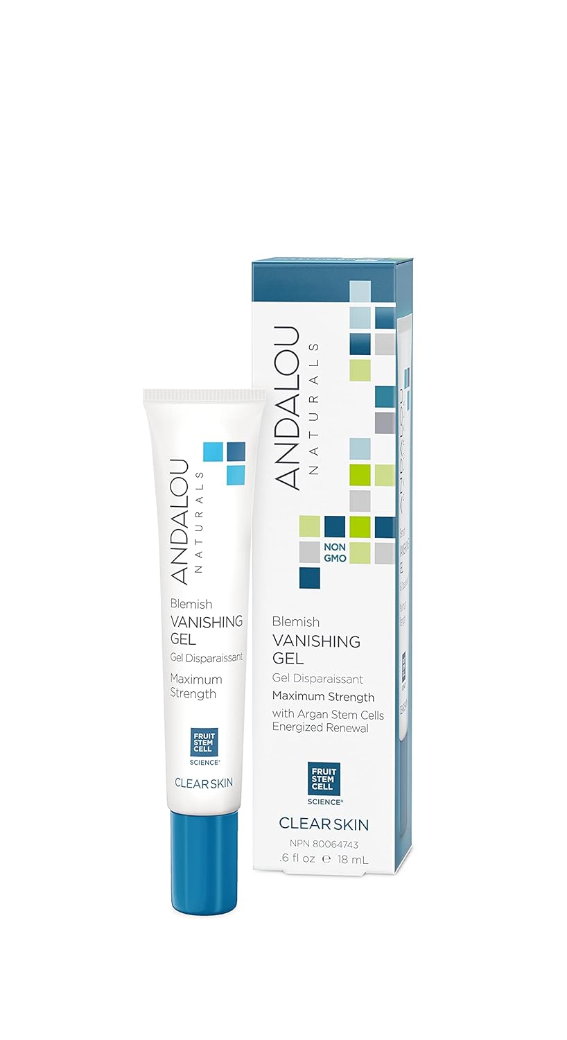 Andalou Naturals Blemish Vanishing Gel, 0.6 Ounce : Beauty & Personal Care