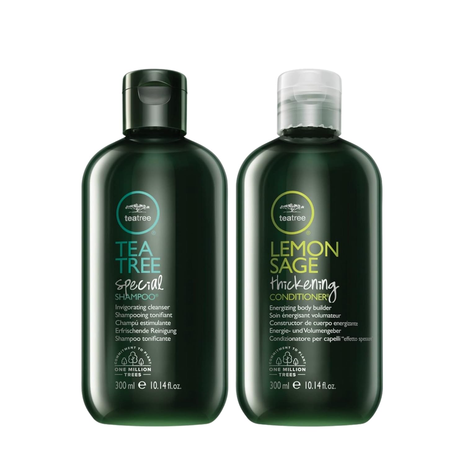 Tea Tree Special Shampoo and Lemon Sage Conditioner Duo, 10.14 fl. oz. : Beauty & Personal Care