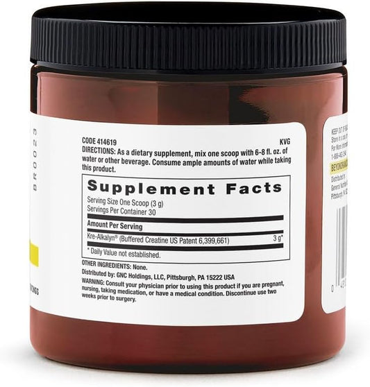 Beyond Raw Chemistry Labs Kre-Alkalyn: Ph Correct Creatine Powder, Buffered Creatine, Increases Muscle Performance During Exercise, 30 Servings