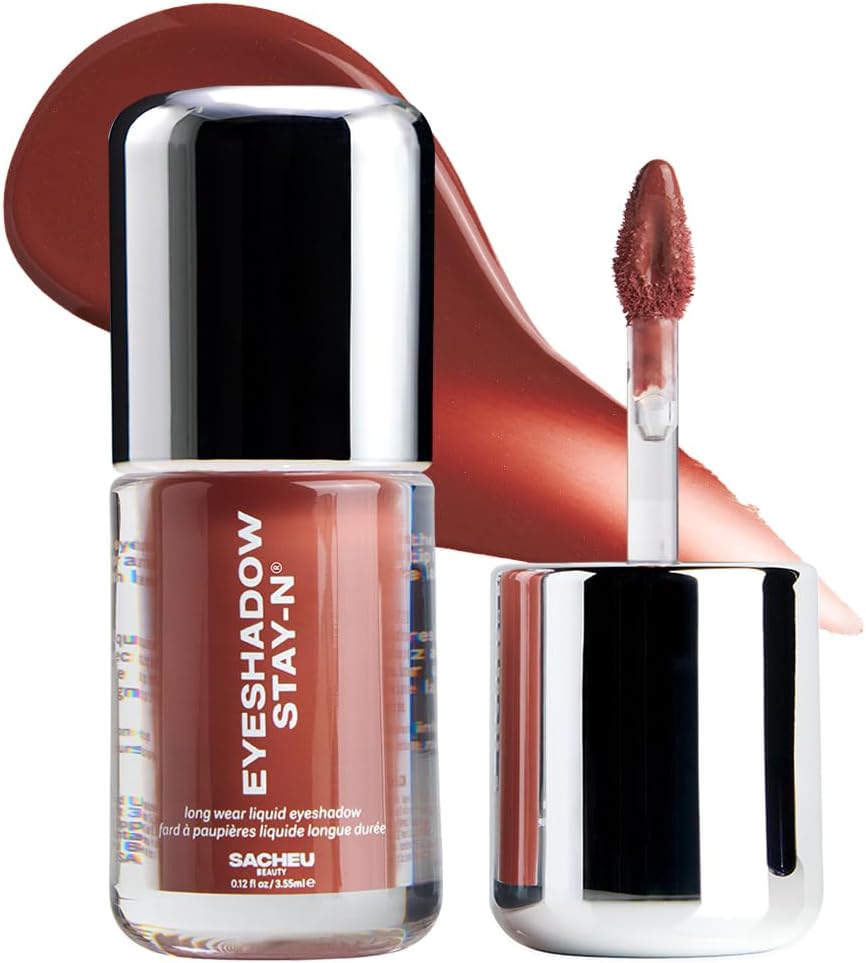 Sacheu Liquid Eyeshadow Stay-N Longwear Eye Makeup — Buildable Highly Pigmented & Blendable Eye Shadow Cream In Matte & Shimmer Finishes, Shu-Ggah