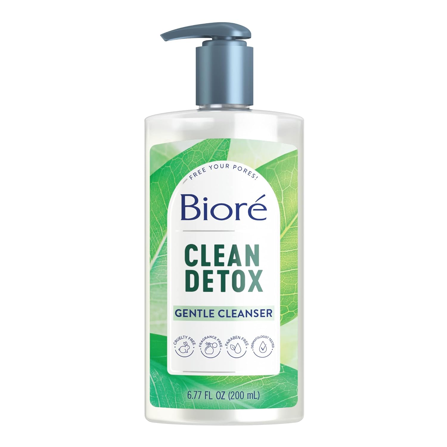 Biore Clean Detox Gel Cleanser 6.77 fl oz