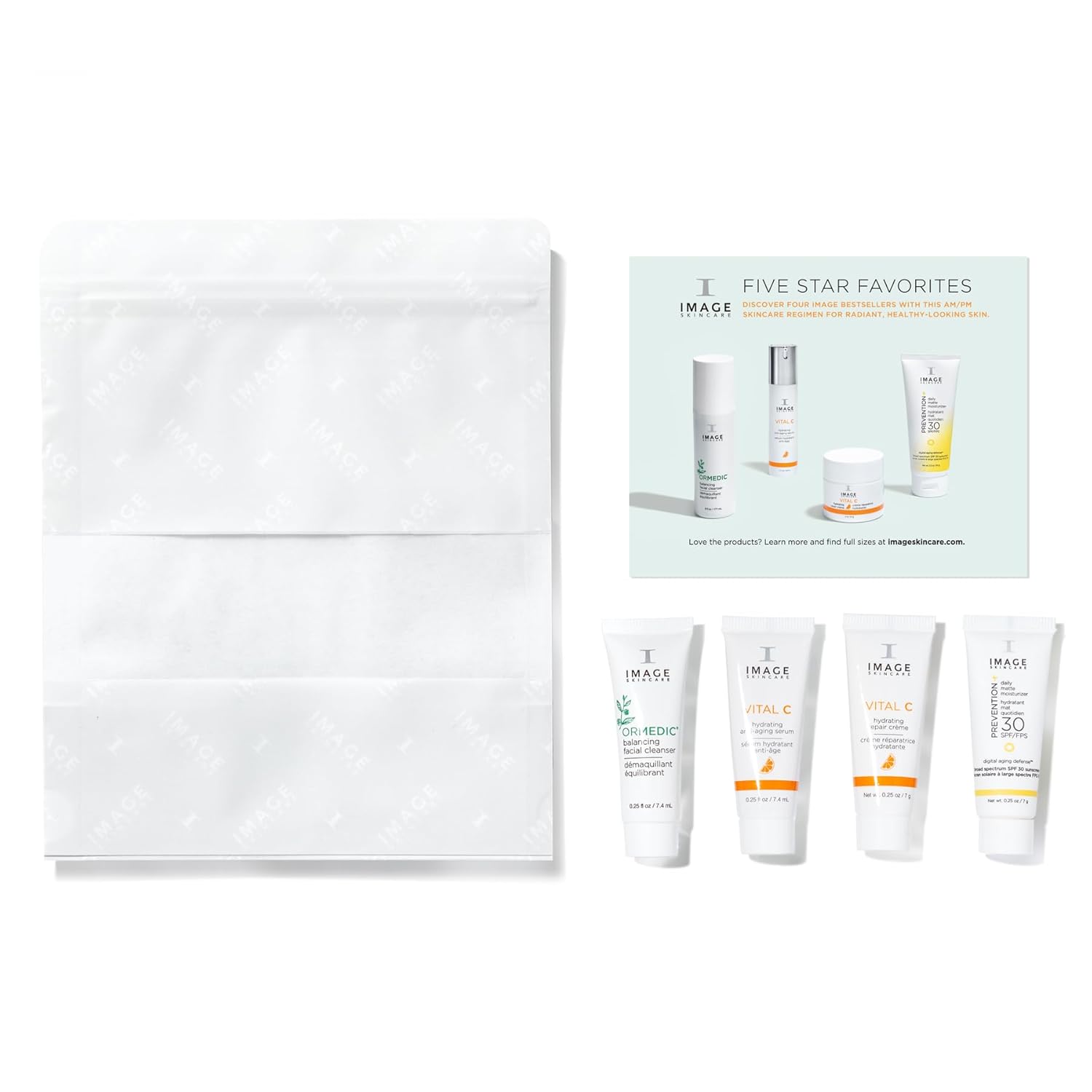 IMAGE Skincare, Four Star Favorites Introductory Skin Care 4 Step Regimen Set for Brighter, Healthier Looking Skin, Discovery Size : Beauty & Personal Care