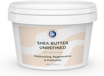 Mystic Moments | Shea Butter Unrefined Organic Butter 500G - Pure & Natural Cosmetic Butters Gmo Free