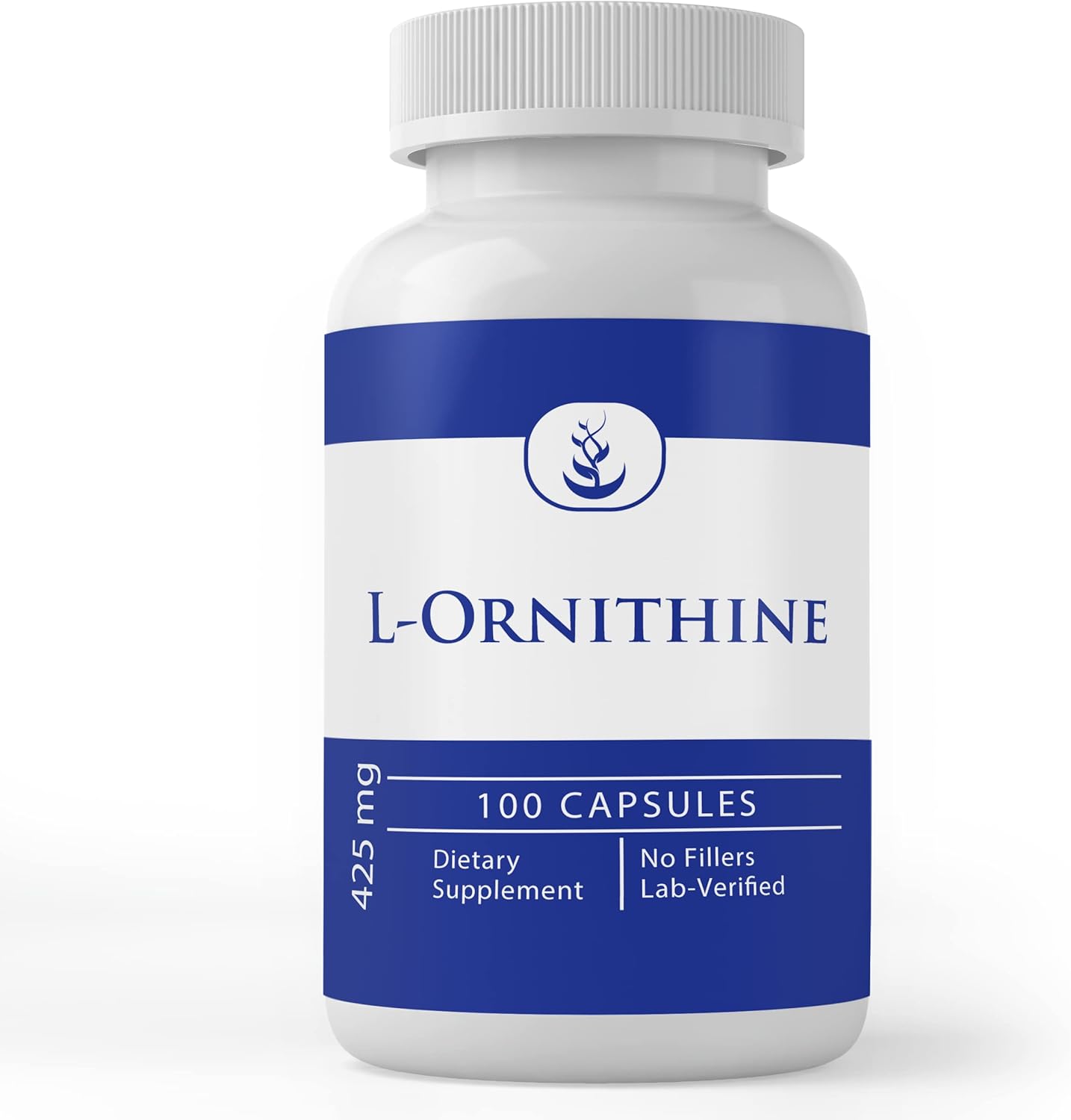 Pure Original Ingredients L-Ornithine, (100 Capsules) Always Pure, No Additives Or Fillers, Lab Verified