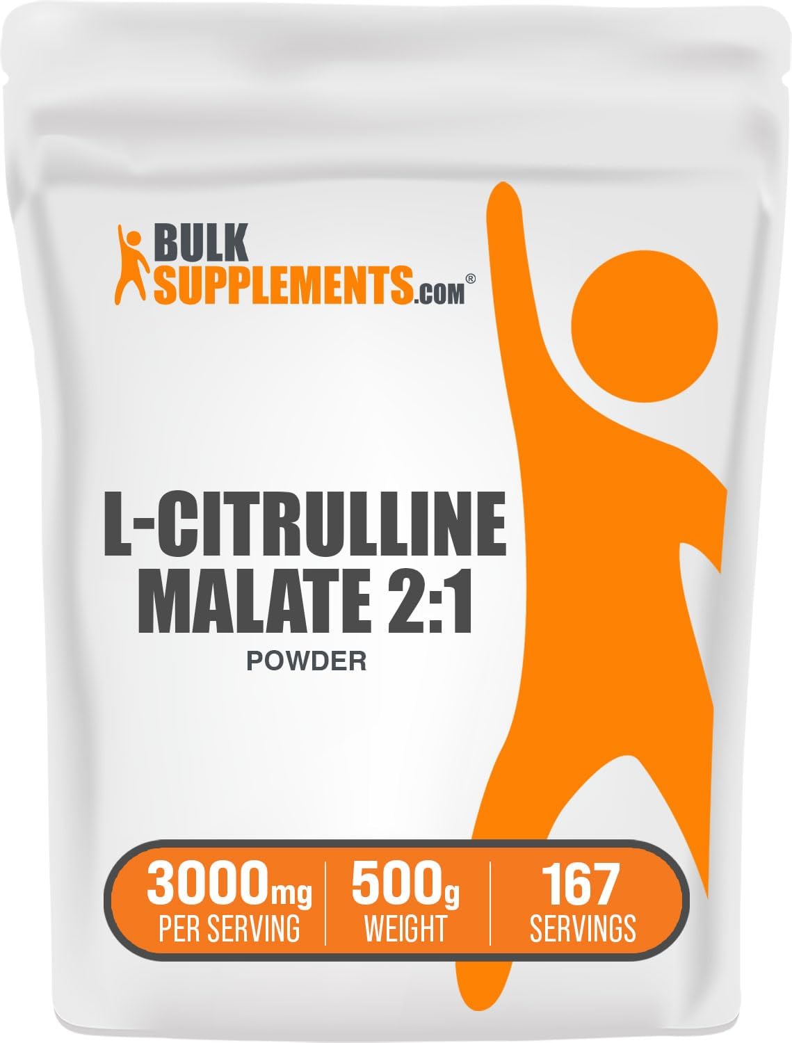 BULKSUPPLEMENTS.COM L-Citrulline Malate 2:1 Powder - L Citrulline Mala