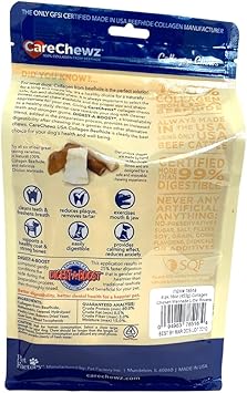 Pet Factory Carechewz Collagen 6" Little Rovers Dog Chew Treats - Chicken Flavor, 8 Count/1 Pack