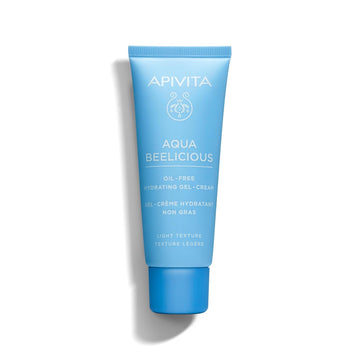 Apivita Aqua Beelicious Face Gel-Cream | Oil-Free Hydrating Gel-Cream With Honey, Hyaluronic Acid & Flowers, 40 Ml / 1.35 Oz