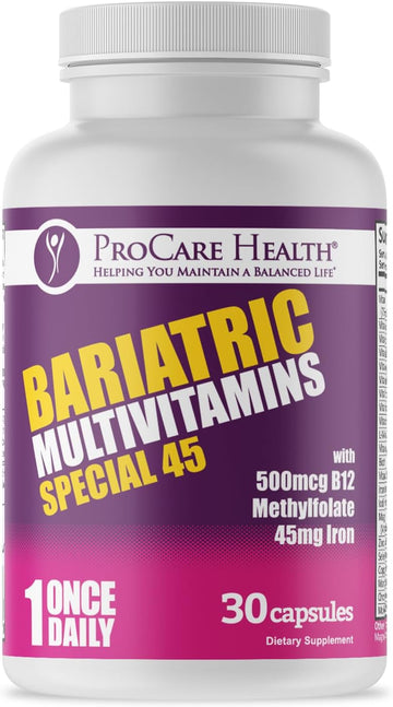 ProCare Health | Bariatric Multivitamin | Special 45 | Capsule | 30 Count | One a Day | 1 Month Supply