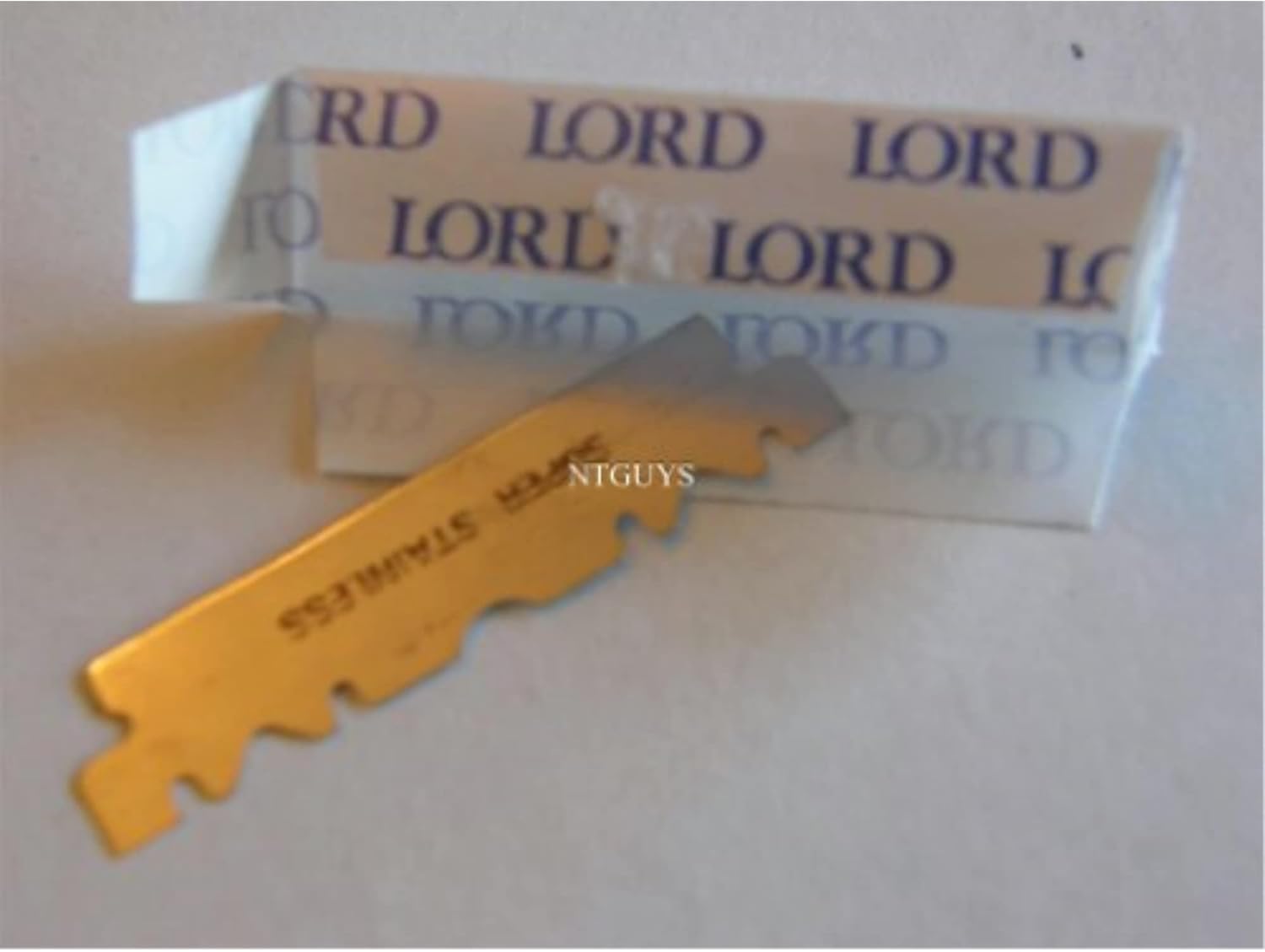 200 Lord Razor Blades Super Stainless Single Edge For Barbers