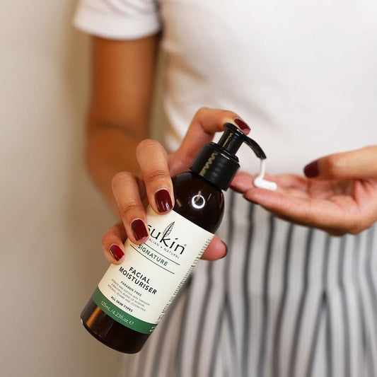 Sukin Signature Facial Moisturiser 125Ml - With Vitamin E; Cruelty Free & Vegan Friendly - Nourishes, Softens & Protects The Skin’S Moisture Barrier. (Pack Of 2)