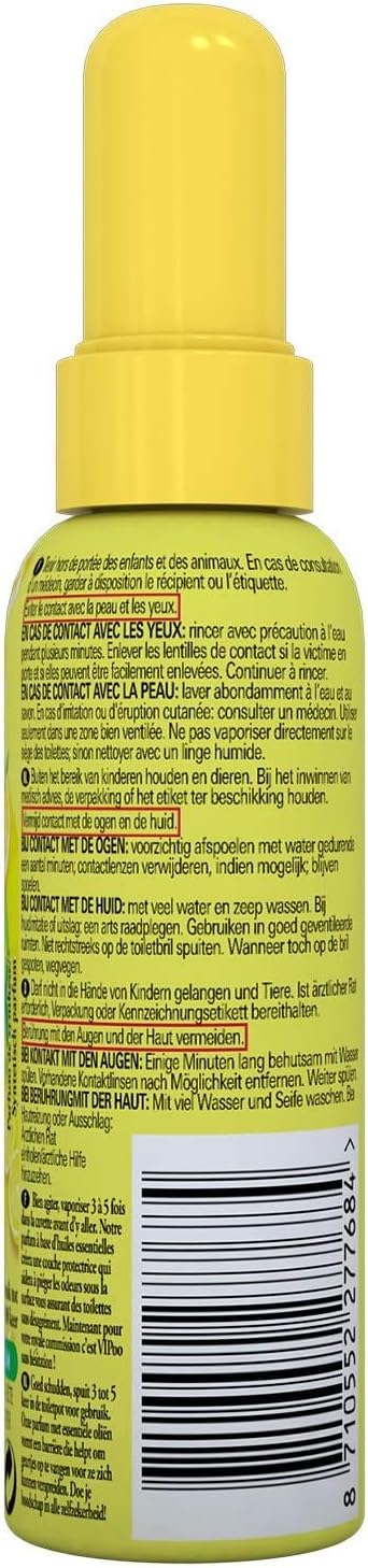 Air Wick VIP Pre-Poop Spray, Lemon Idol,1.85 Fl Oz (Pack of 2) : Health & Household