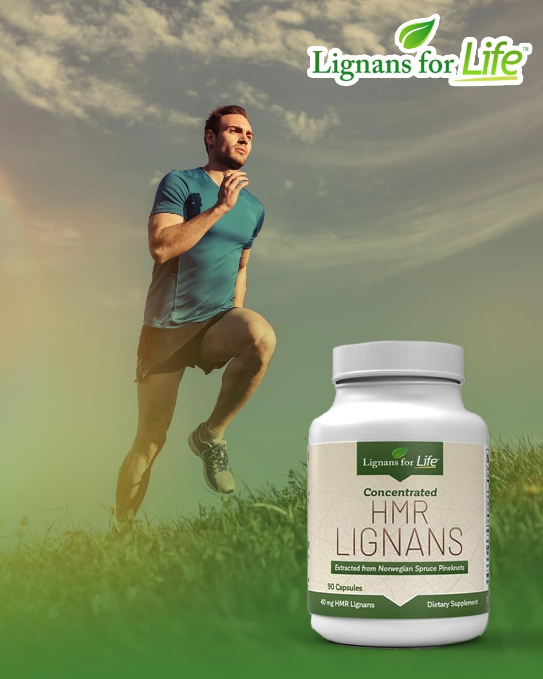 Lignans for Life HMR Lignans for Dogs, 40mg - 90 Capsules, Dog Vitamin for Healthy Pet | Natural Dog Vitamin | Dog Wellness Supplement | Pet Vitamin | Dog Nutritional Supplement - 90 Capsules : Pet Supplies