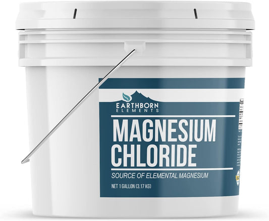 Earthborn Elements Magnesium Chloride (1 Gallon), Dietary Supplement, Great Source of Elemental Magnesium