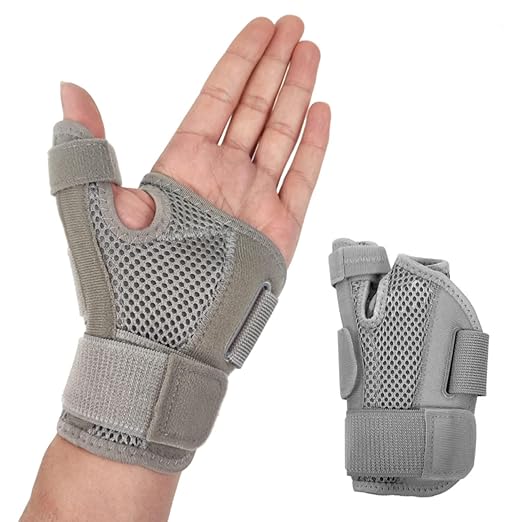 Thumb & Wrist Brace,Left or Right Hand,Spica Splint Brace for Carpal Tunnel,Tendonitis,Arthritis in Hands or Fingers,Tenosynovitis,Thumb Support for Arthriti Men