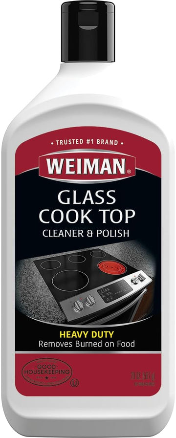 Weiman Ceramic and Glass Cooktop Cleaner and Polish - 20 Ounce - Shines and Protects Glass and Ceramic Smooth Top Ranges with its Gentle Formula