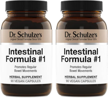 Dr. Schulze'S Intestinal Formula #1 Colon Bowel Cleanse, 90 Caps, 2 Count