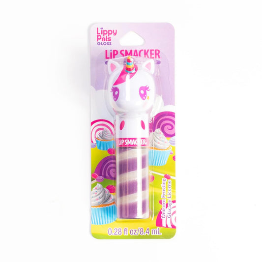 Lip Smacker Lippy Pals Swirls Unicorn, Flavored Moisturizing & Smoothing Soft Shine Lip Balm, Hydrating & Protecting Fun Tasty Glossy Finish, Cruelty-Free & Vegan - Unicorn Frosting