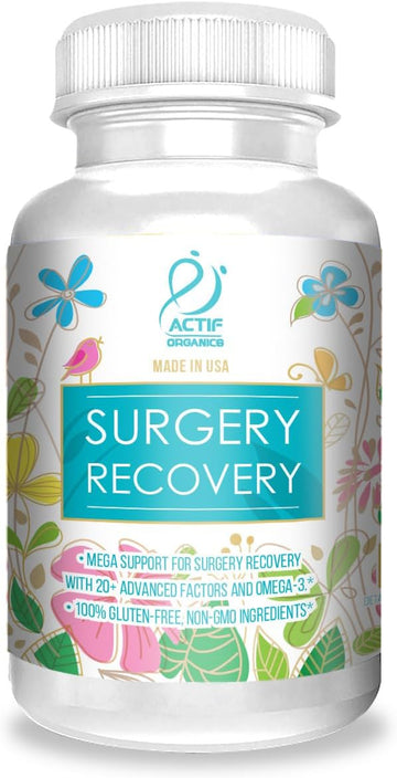 Actif Surgery Recovery Supplement With 20+ Advanced Factors And Omega-3 – Non Gmo, Made In Usa, 90 Count