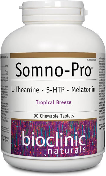 Bioclinic Naturals - Somno-Pro Tropical Breeze - 90 Chewable Tablets