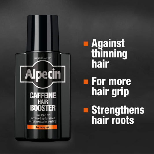 Alpecin Coffein Hair Booster - 1 X 200 Ml - Hair Tonic To Increase The Performance Of Hair Roots After Washing | Supports Hair Growth