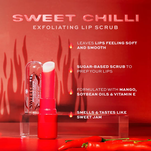 I Heart Revolution, Sweet Chilli Exfoliating Lip Scrub, Contains Vitamin E, Hydrating Formula, 2.5G