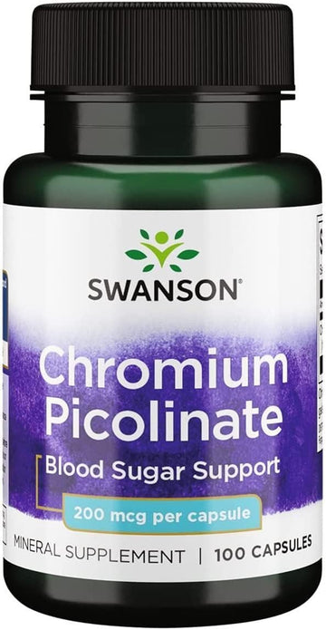 Swanson Chromium Picolinate 200Mcg (100 Capsules)