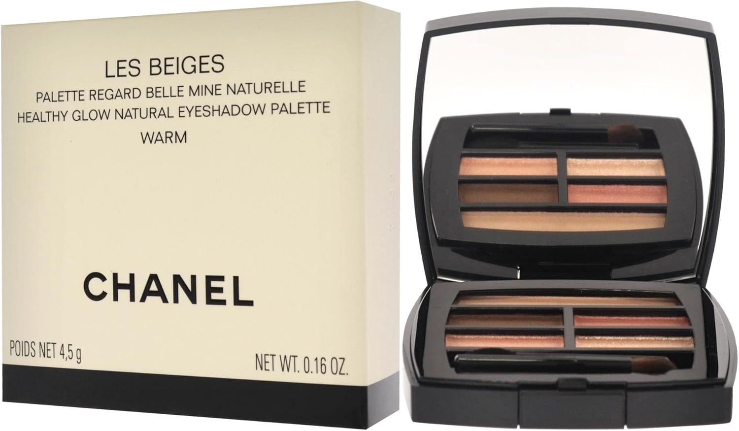 Les Beiges Healthy Glow Natural Eyeshadow Palette #Warm