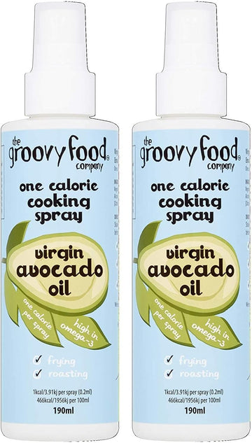 Groovy Food Virgin Avocado Oil Spray 190G (Pack Of 2)
