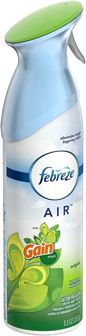 Febreze Air Refresher, Gain Original Scent with New OdorClear Technology, 8.8 Oz, Pack of 2
