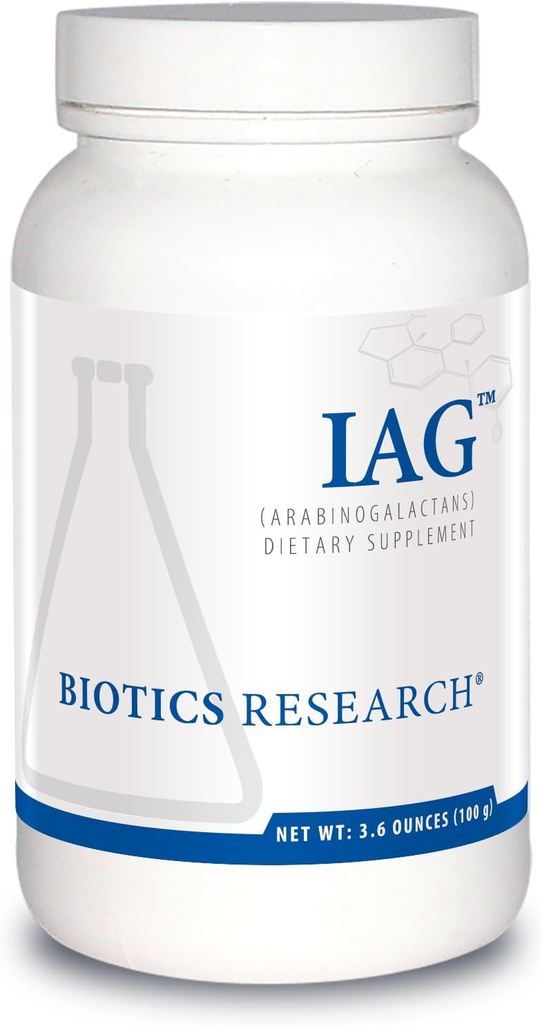 Biotics Research Iag Easy To Dissolve Prebiotic Powdered Formula, Immune Support, Gut Health, Stimulate Butyrate Production, Colon Health 3.6 Ounces