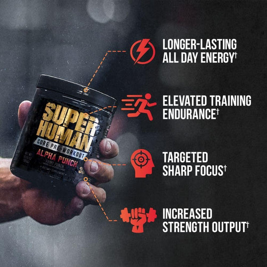 Alpha Lion Core Pre Workout With Creatine For Performance, Beta Alanine For Muscle, L-Citrulline For Pump & Tri-Source Caffeine For Sustained Energy (30 Servings, King Lemonade Flavor)