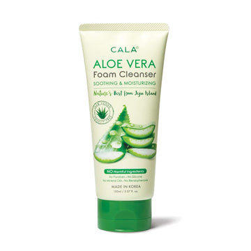 Cala Aloe Vera Soothing & Moisturizing Foam Cleanser 5.07 Fluid Ounce, 5.07 Fl Ounce