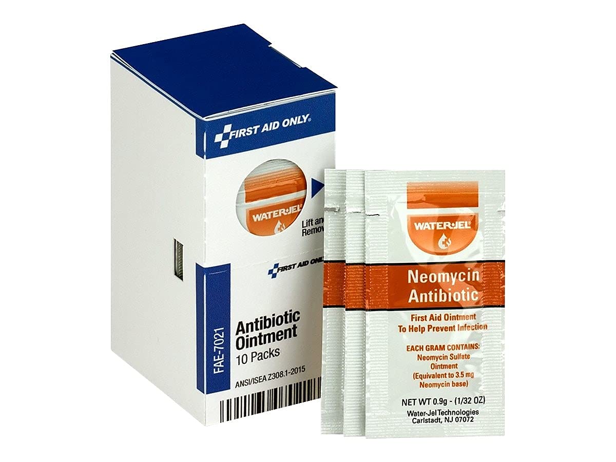 First Aid Only Fae-7021 Smartcompliance Refill Antibiotic Ointment Packets, 10 Count