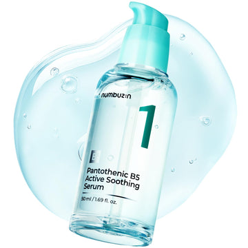 Numbuzin No.1 Pantothenic B5 Active Soothing Serum | Lightweight Facial Serum, Excess Oil Control, Acne Soothing, Pantothenic Acid, Hydrating, Korean Skincare | 1.69 Fl Oz